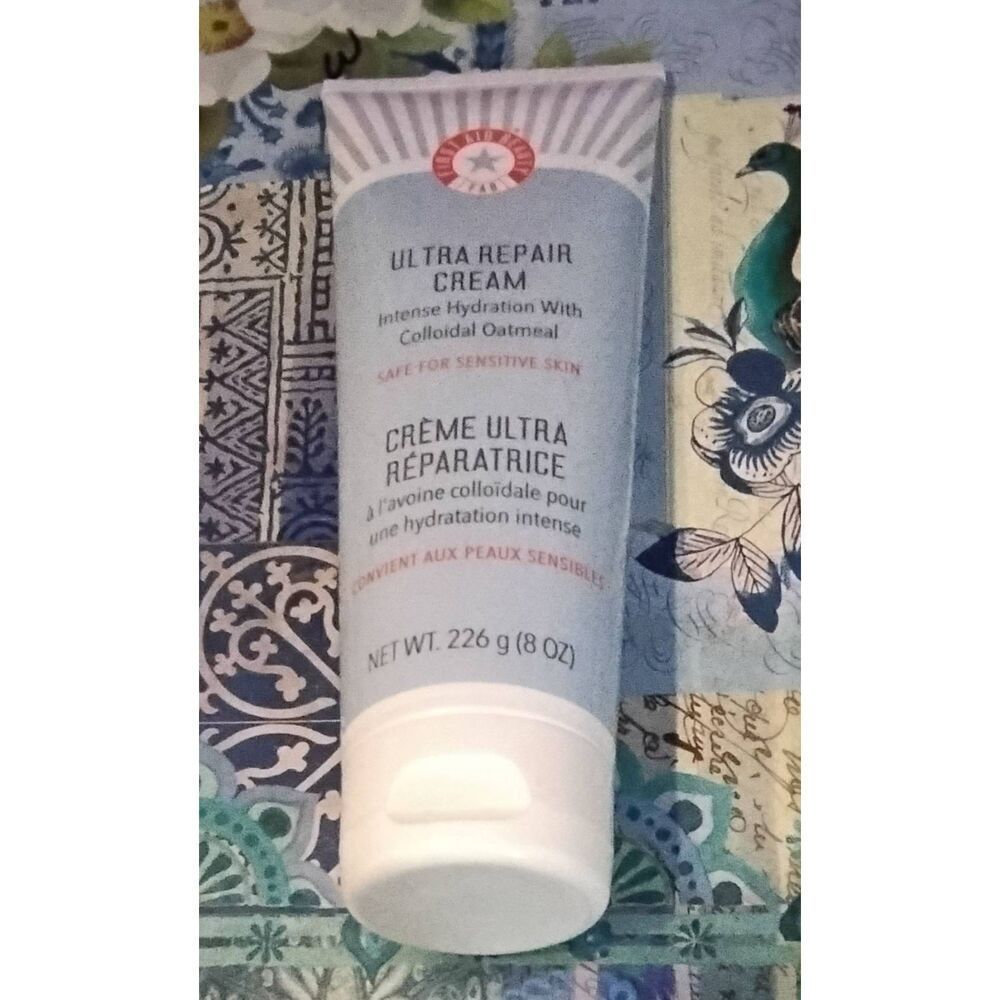 New~FIRST AID BEAUTY Ulta Repair Cream with Colloidal Oatmeal~Large 8oz Size